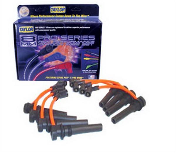 Taylor Spiro-Pro Spark Plug Shorty 8mm Wire Set 03-05 Hemi 5.7L Taylor Spiro-Pro Spark Plug Shorty 8mm Wire Set 03-05 Hemi 5.7L